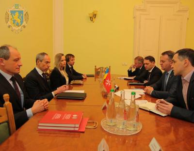 Олег Синютка зустрівся з Послом Мальтійського Ордену в Україні Антоніо Газзанті Пульєзе ді Котроне