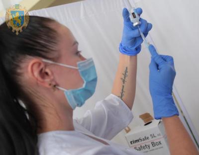 Вчора в області провакцинували 10 085 осіб, з них 2133 - у центрах вакцинації