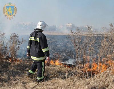 Небезпечний вогонь: мешканців Львівщини закликають не спалювати суху рослинність