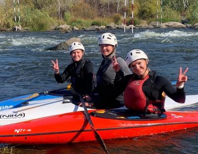 Сестри Горлови стали бронзовими призерками Чемпіонату України з веслувального слалому