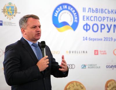 «Влада готова бути лобістом інтересів бізнесу без будь-якої вигоди», – Олег Синютка на ІІ Львівському експортному форумі 
