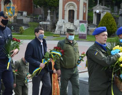 На Личакові вшанували пам'ять Героїв, полеглих за Україну