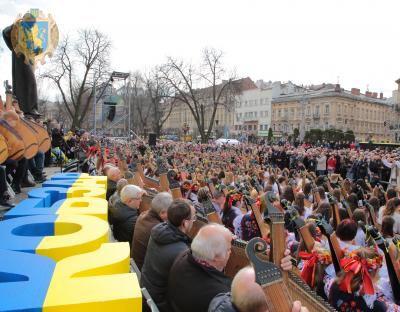 Львівщина урочисто відзначила 205-ту річницю з дня народження Тараса Шевченка