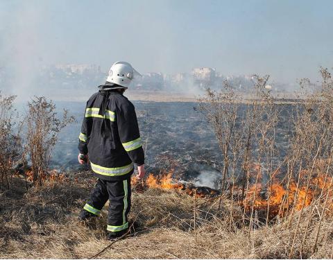 Небезпечний вогонь: мешканців Львівщини закликають не спалювати суху рослинність