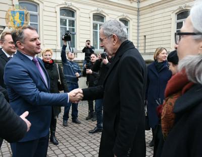 На Львівщині із візитом перебуває Федеральний Президент Республіки Австрія Александер Ван дер Беллен (+відео)