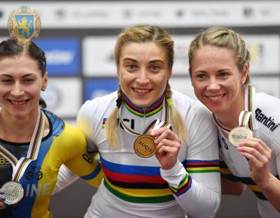 Олена Старікова – срібна призерка чемпіонату світу з велосипедного спорту на треку