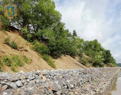 У межах Турківського району завершили роботи з берегоукріплення