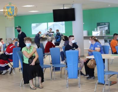 Вчора на Львівщині провакцинували 4464 особи, з них 3240 - у центрах вакцинації