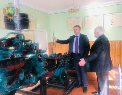 Олег Синютка відвідав Турківський професійний ліцей