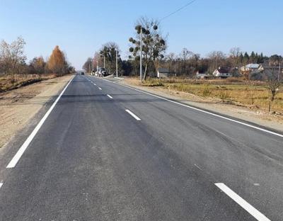  В області відремонтували автомобільну дорогу Шкло – Новояворівськ