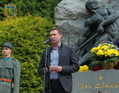 На Личакові вшанували 105-ту річницю смерті Івана Франка та 100-ліття перепоховання