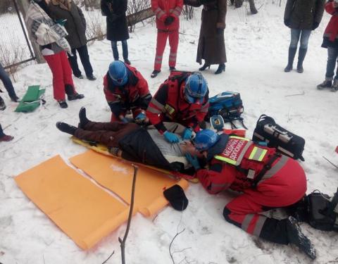 Медики із Львівщини взяли участь у ІІІ Всеукраїнському зимовому чемпіонаті бригад екстреної медичної допомоги 