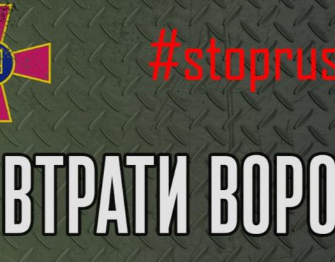 Від початку війни противник втратив понад 11 тисяч осіб особового складу