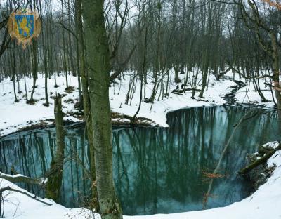 На Бродівщині відновились унікальні карстові водойми «Сині вікна»