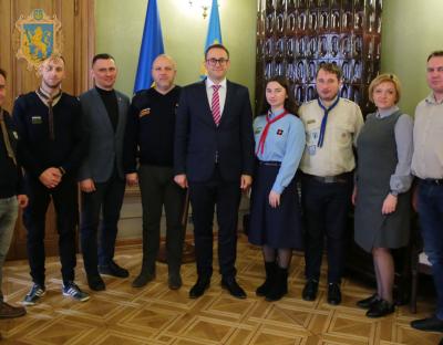 Маркіян Мальський зустрівся з представниками організації «Скаутство Європи в Україні»