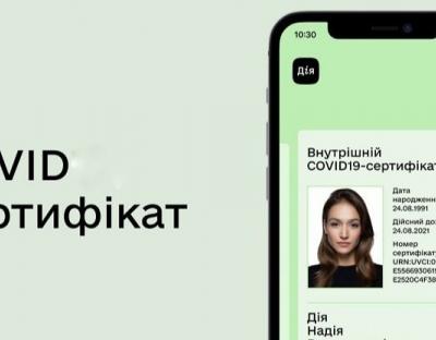 Уряд скоротив термін дії "зелених" COVID-сертифікатів про вакцинацію