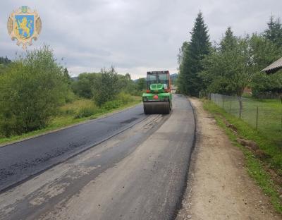 Тухля - Либохора: на Сколівщині триває ремонт автомобільної  дороги