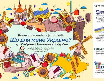 Дітей та молодь Львівщини запрошують до участі у конкурсі малюнків до 30-ї річниці Незалежності України