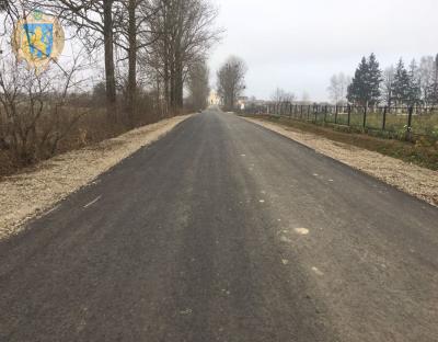 Завершено ремонтні роботи окремих ділянок дороги Ричагів — Мала Горожанка — Вербіж 