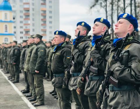 На Львівщині відзначили річницю створення Національної гвардії