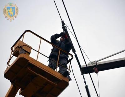Енергетики відновили електропостачання у 40 населених пунктах області