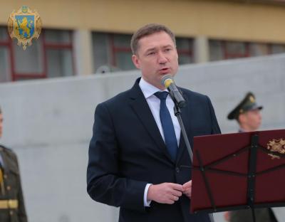 Максим Козицький привітав Львівщину та Україну з Днем Державного прапора