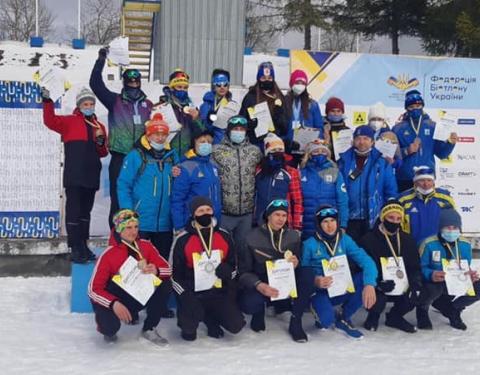 Чемпіонками України з біатлону серед дівчат стали спортсменки з Яворівщини