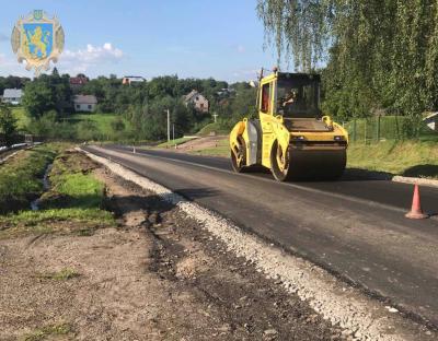 На Самбірщини закінчили ремонт дороги Кружики-Нагірне