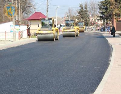 В області триває капітальний ремонт автомобільної дороги Львів - Пустомити - Меденичі