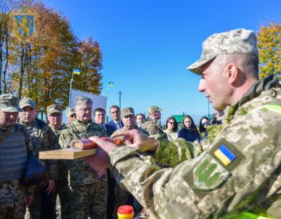 Президент, Верховний Головнокомандувач ЗСУ на Львівщині ознайомився з ходом навчань територіальної оборони