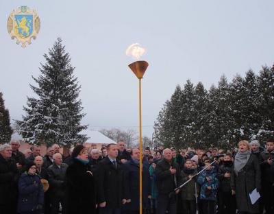 У селі Лавриків на Жовківщині відкрили газопровід(+відео)