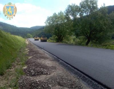 Олег Синютка оглянув дороги на Дрогобиччині