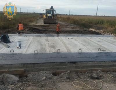 На Дрогобиччині ремонтують чотири мостові переходи