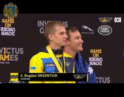 Представник Львівщини Богдан Оксентюк виборов "срібло" на "Invictus Games" (+відео)