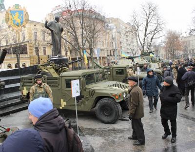 У День Захисника України на Львівщині представлять експозицію військової техніки