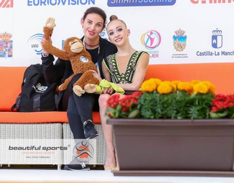 Львівська гімнастка Христина Погранична здобула чотири медалі на Чемпіонаті Європи