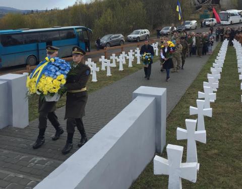 На Верецькому перевалі вшанували пам’ять січовиків Карпатської України