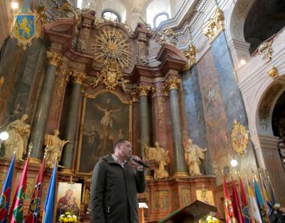 У Гарнізонному храмі св. апп. Петра і Павла у Львові відкрили відреставровані фрески XVIII ст.