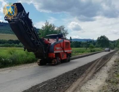 На Старосамбірщині відновили ремонт дороги Мшанець -Стрілки