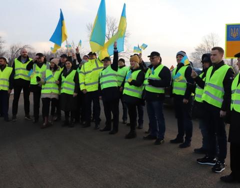 З Львівської області стартував автопробіг з нагоди Дня Єднання