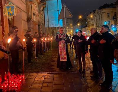 У Львові вшанували пам'ять членів ОУН Василя Біласа та Дмитра Данилишина