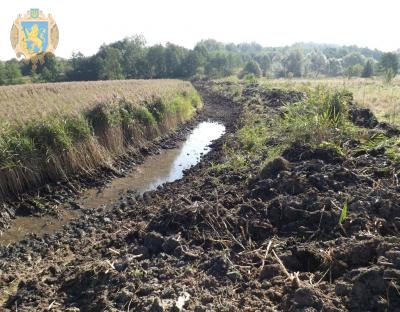 На Дрогобиччині розчистили потік Потоковий