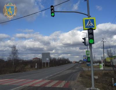 На автомобільних дорогах області запрацювало три нових світлофорних об’єкти