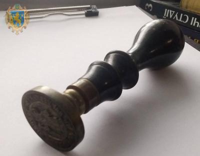 Заповіднику «Нагуєвичі» подарували парафіяльну печатку, якою було проштамповано свідоцтво про хрещення Івана Франка