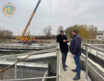 Очисні споруди у Червонограді введуть в експлуатацію до кінця року