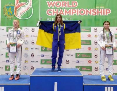 Анжеліка Намєснік – чемпіонка світу з гирьового спорту