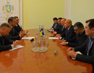 Олег Синютка зустрівся із першим заступником хокіма Самаркандської області Шункором Худайбердієвом