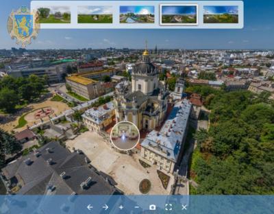 До річниці Незалежності України створили 3D-тур пам’ятками Львівщини