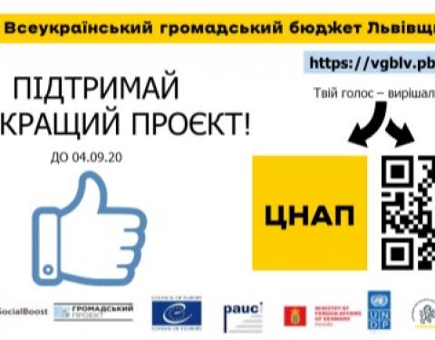 17 проєктів боротимуться за перемогу у конкурсі ВГБ Львівщини