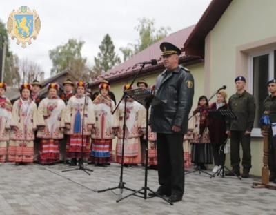 У Дрогобичі відкрили оновлену казарму для військової частини Національної гвардії 